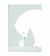 Affiche Ours polaire et lapin