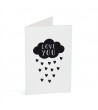 Mini carte double Love you