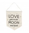 Drapeau Love you to the moon and back