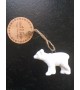 Suspension ours polaire pour sapin de Noël