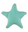 Coussin étoile vert mint