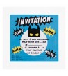 Invitations d'anniversaire Super-Héros