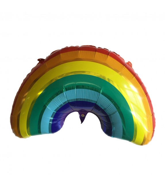 Ballon gonflable arc-en-ciel multicolore