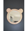 Miroir en bois brut Ours