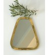Miroir en maillechort forme Cosy Or medium
