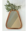 Miroir en maillechort forme Cosy Cuivre medium
