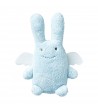 Doudou Ange Lapin bleu ciel