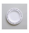 Assiette Eat Play Love black