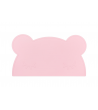 Set de table silicone Ours rose poudré