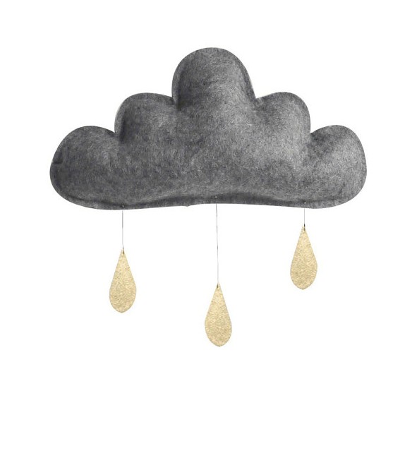 Mobile nuage gris anthracite