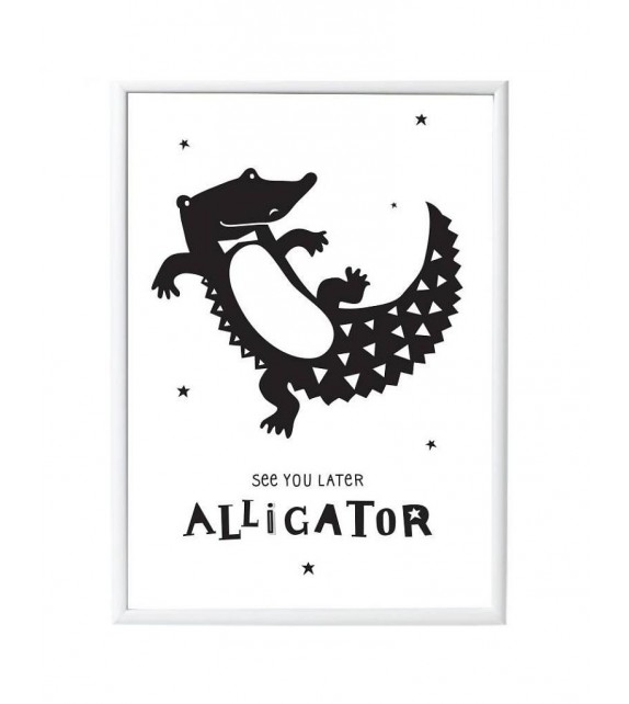 Affiche See you later Alligator